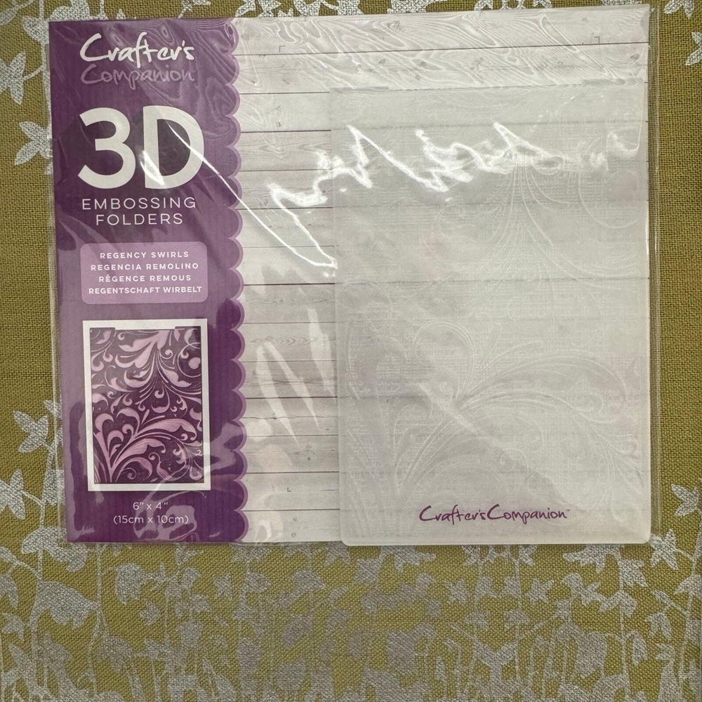 Gemini 3D Fancy Embossing Folder NWT